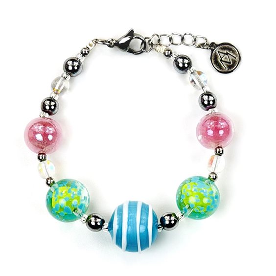 Bracciale Antica Murrina Venezia Donna Alba in Acciaio chirurgico (316L) BL3APE2608 - BL3APE2608